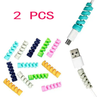 Vvocci Charging Data Cable USB Charger ProtectorFor Mouse Phones Earphone Cord Protective Sleeve Holder Ties Management Organize