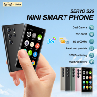 SERVO S26 Mini Smartphone 3G WCDMA Android 9.0 Play Store 2GB+16GB WiFi Face Unlock Dual SIM 3.0" Display Small Smart Cellphones