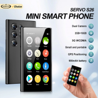 SERVO S26 3G Mini Smartphone Android9.0 OS 2GB+16GB Play Store WhatsAPP WiFi Face Unlock 3.0" Dual SIM Small Smart Mobile Phones