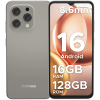 DOOGEE N55 Android 16 Smartphone 6.56" HD+ 90Hz 8.6mm Ultra-Slim 16GB+128GB/2TB Mobile Phone 5160mAh Battery T7200 Phone