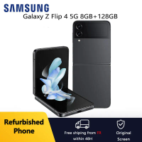 Refurbished Samsung Galaxy Z Flip 4 5G 6.7" 8GB 128/256/512GB NFC Snapdragon Foldable Smart CellPhone Excellent Condition
