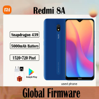 Global firmware Xiaomi Redmi 8A smartphone5000mAh 6.22inch 4G 64G Snapdargon 439 12MP 18W Facial recognition used phone