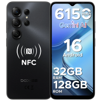 DOOGEE Note56X Pro Cell Phone Android 16 6.56'' HD+ 90Hz Display 32GB+128GB 6150mAh Large Battery T7225 Octa-Core Smart Phone
