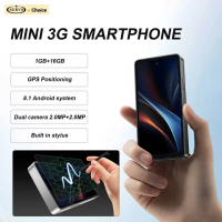 SERVO Mini Android Smartphone with Stylus Dual SIM 3G WCDMA WhatsAPP Google Play Face Unlock WiFi 4.0" Small Smart Mobile Phones