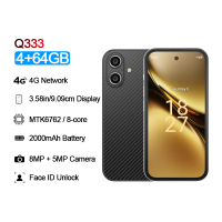 SOYES Q333 4GB RAM 64GB ROM Android 12.0 Smartphone 2000mAh Face ID 4G LTE Dual SIM 3.58 Screen Small Phone