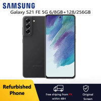 Refurbished Samsung Galaxy S21 FE 5G G990U1 G990U1/DS 6.4" ROM 128/256GB RAM 6/8GB Snapdragon NFC Cellphone Excellent Condition