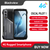 NEW Blackview OSCAL PILOT 1 Rugged Smartphone Android 14 6GB RAM 256GB ROM 15000mAh 50MP Camera Mobile Phone FM Fingerprint NFC