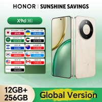 New Global Version HONOR X9d 12GB+256GB 5G Smartphone 6.79'' 120Hz AMOLED Screen 108MP AI Main Camera 8300 mAh 66W Supercharging