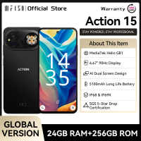 IIIF150 Action 15 Phone Dual Screen Design Smartphone MTK G81 256GB ROM 6.67" HD+ Display 5100mAh IP68 IP69K Waterproof