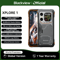 Blackview XPLORE 1 Outdoor Mobile Phone, 5G Waterproof Rugged Smartphone Android 15, 6.78'' 2.4K Display, 16GB+512GB, 20000mAh
