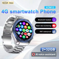 SERVO KOM12 Android Watch Smartphone 4G One SIM Standby 2GB+32GB GPS Play Store WiFi Waterproof 1.62" Screen Smart Watch Phones