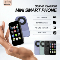 SERVO KING9000 4G Mini Smartphone Android OS 2GB+16GB Google Play WhatsAPP WiFi Face Unlock 2 SIM 3.0" Screen Small Smart Phones