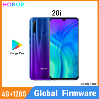Global Firmware HONOR 20i smartphone 4G Haisi Qilin 710 EMUI 9.0.1 camera 32MP+24MP 6.21-inch used phone