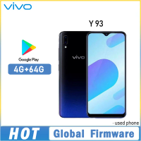 Global firmware VIVO Y93 Smartphone 4GB 64GB Octa core Android 8.1 6.2'' Camera 13MP+2.0MP Face ID cellphone y 9 Used Phone