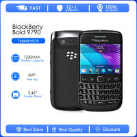 Blackberry 9790 Refurbished-Original QWERTY Keyboard 5MP Camera 768MB RAM 8GB ROM 3G WCDMA WIFI GPS Touchscreen Smartphone