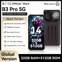 IIIF150 B3 Pro 5G 90Hz Rugged Phone Machine Dual Display 16GB 512GB 100MP Camera Ultra-Thin Rugged 10800mAh Android 14