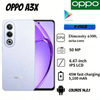 2026 new OPPO A3X 2026 Dual SIM 6.67-inch Display 8+256GB 5100mAh Battery New Mobile Phone