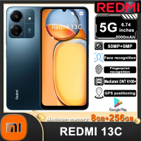 Original SmartPhone Redmi 13C 5G 8GB+256GB 5000mAh Dimensity 6100+ 6.74" ultra-large Display 50MP+5MP AI Camera 18W Battery Type