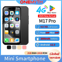 ONEMYTH M17 Pro Mini Smartphone 4G Dual SIM 4.0'' HD Full Screen 2000mAh 2GB+16GB 3GB+64GB Android 12 Play Store Small Size