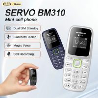 SERVO BM310 Super Mini Mobile Phone 2G GSM Magic Voice Dual SIM Standby Bluetooth Dialer 0.66" Very Small Backup Feature Phones