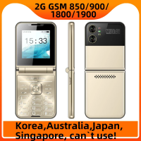 Flilo4 Lady Cover Foldable Flip Mobile Phone 2.6" Quad Sim 4SIM Card MP3 Magic Voice Torch Speed Dial Senior Clamshell CellPhone