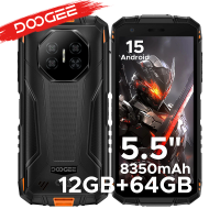 DOOGEE 5.5" Fire 3 Rugged Phone 12GB RAM(3+9) 64GB ROM 8350mAh Battery Android 15 Widevine L1 Google Pay Support Smart phone NFC