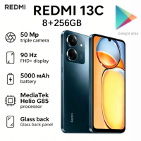 2026 (Latest Model) Redmi 13C Global Edition Smartphone: 8+256GB Storage, 50MP Triple Camera, 5000mAh Battery with Ultra-Long Ba