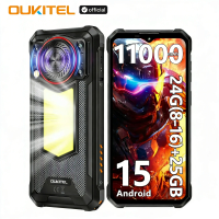 OUKITEL WP53 PRO 11000mAh Battery Rugged Smartphone, 24GB+256GB Cell Phone, Android 15 NFC 50MP Main Camera Mobile Phone
