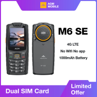 AGM M6 SE Rugged Phone - Loud 103dB Speaker, 2.4" Screen, 4G Dual SIM, BT5.1, FM Radio, IP68/IP69K-Senior-Friendly