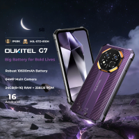 OUKITEL G7 10600mAh Rugged Smartphone 24GB (8+16)+256GB, 6.52" Display 64MP Camera, IP68 Waterproof, NFC Android 16 Smartphone