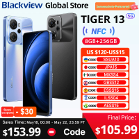Blackview Oscal Tiger 13 5G Smartphone 6.67 inch 90Hz IPS Display Unisoc T760 NFC 5000mAh 8GB 256GB 50MP AI Camera Mobile Phone