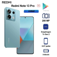 2026 New Global Edition Redmi Note 13 Pro 5G Smartphone: 120Hz AMOLED Display, Ultra-HD Camera, Long-Lasting Battery
