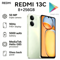 2026 (Latest Model) Redmi 13C 8+256GB | 50MP Triple Camera | 90Hz FHD+ Display | 5000mAh Battery Global Edition Smartphone
