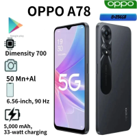 2026 (latest version) OPPO A78, Global Edition, 8GB RAM and 256GB storage, supports 67W fast charging, AMOLED display