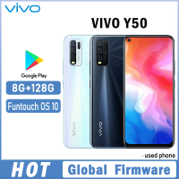 VIVO Y50 Smartphone Global Firmware Snapdragon 665 Octa Core 6.53" 5000mAh 8GB 128GB 16.0MP Cameras Y 50 Used Phone