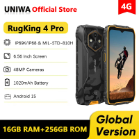 Ulefone RugKing 4 Pro AI Rugged Smartphone Android 15 5.45 InchUp to 16GB+256GB Mobile Phone 10200mAh NFC 4G Cellphone Global