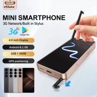 SERVO Mini Android Smartphone Built in Stylus 3G Cellular 4" Display 16GB ROM Tiny Mobile Phones Face Unlock GPS WIFI Play Store