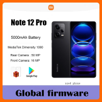 Global firmware 5G Xiaomi Redmi Note 12 Pro Smartphone Camera MediaTek Dimensity 1080 16MP 2400×1080 used phone