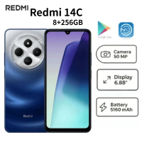 2026 Latest Model Redmi 14C Global Version Smartphone 8GB RAM + 256GB Storage 6.88 Inch 120Hz High Refresh Rate Display