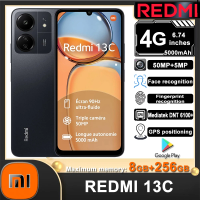 Original SmartPhone Redmi 13C 4G 8GB+256GB 5000mAh Dimensity 6100+ 6.74" ultra-large Display 50MP+5MP AI Camera 18W Battery Type