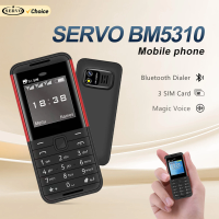 SERVO BM5310 Mini Mobile Phone 3 SIM Standby Magic Voice Call Recording Bluetooth Dialer Speed Dial 1.33" Small Backup Cellphone