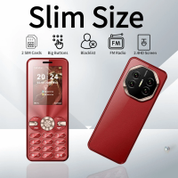 GSM 2G Ultra Slim Thin Budget Phone For The Elderly 2.4" Display Speed Dia Dual Sim Large Push-Button Durable Small Size Cheap