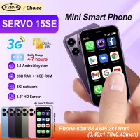 SERVO Mini Smartphone 3G WCDMA Cellular Android System 2GB +16GB Play Store 3" Display Super Small Cheap Mobile Phones Dual SIM