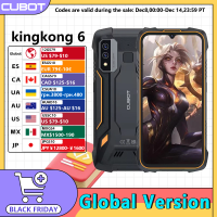 Cubot KingKong 6 Rugged Phone IP68&IP69K 6.088" Display 5000mAh Battery Smartphone 16MP Camera Android 11 OS NFC Cellphones