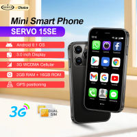 SERVO 15SE Android Mini Smartphone 3G WCDMA WiFi Hotspot Play Store 2GB+16GB Face ID 3.0" Screen Small Smart Phones 2SIM Standby