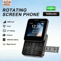 SERVO Mini Mobile Phones Rotating Screen 2G GSM Dual SIM Standby 2.4" Display Speed Dial Blacklist Magic Voice Small Phone