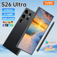 IVMI 26 Ultra Cellphone Android 6.9 inch 4GB RAM 64GB ROM Dual SIM 4G Network 5+16MP ,Google Play Store Mobile Phones