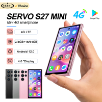 SERVO S27 Mini 4G LTE Mini Smartphone 4.0" Screen Android 3G RAM 64G ROM Dual SIM Standby Pocket Smart Cellphone Play Store Apps