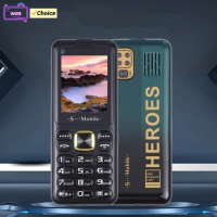 W23 Feature Keyboard GSM 2G CellPhone Three SIM Card Flashlight Slim Light Ebook Camera Long Standby Easy Use Mobile Phone