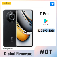 OPPO realme 11 pro 5G Global firmware realme UI 4.0 MTK Dimensity 7050 6.7 inch 12GB 512GB PRO11 Camera 100MP 5000mAh Used Phone